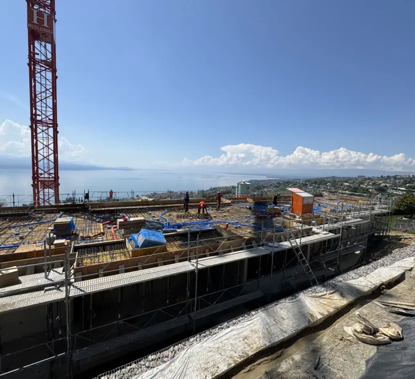 Bouquet de chantier à la Résidence Hodler : tradition et étape clé du projet immobilier