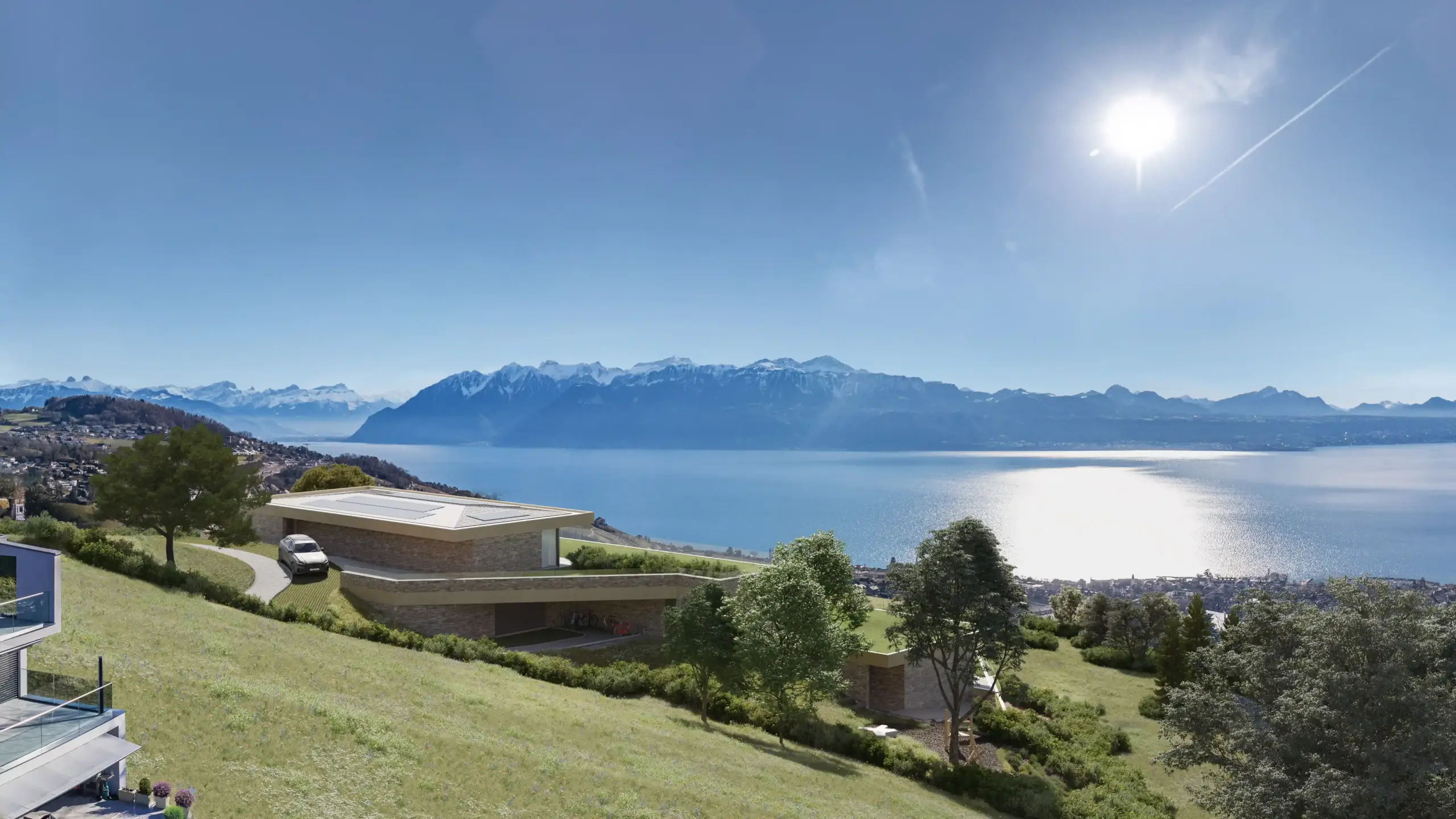 Résidence en PPE à Lutry – façade principale – Norwood