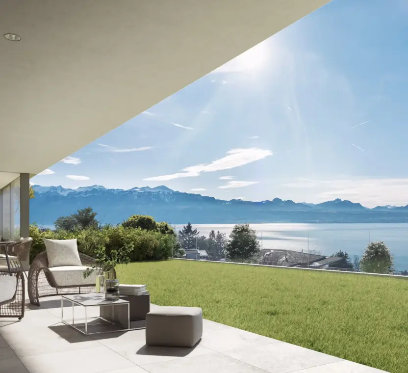 Résidence en PPE à Lutry – façade principale – Norwood