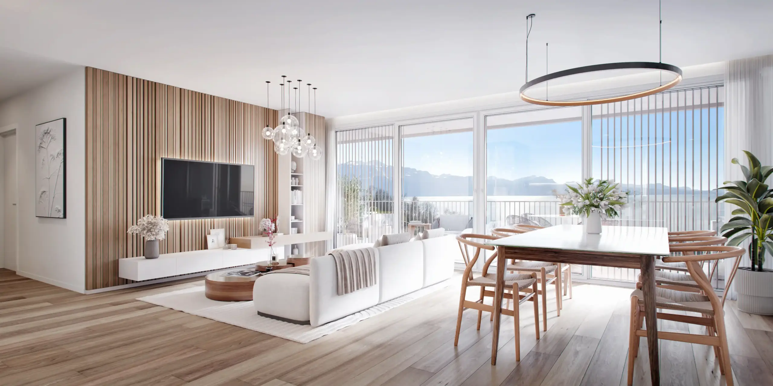 Résidence en PPE à Lutry – espaces intérieurs – Norwood