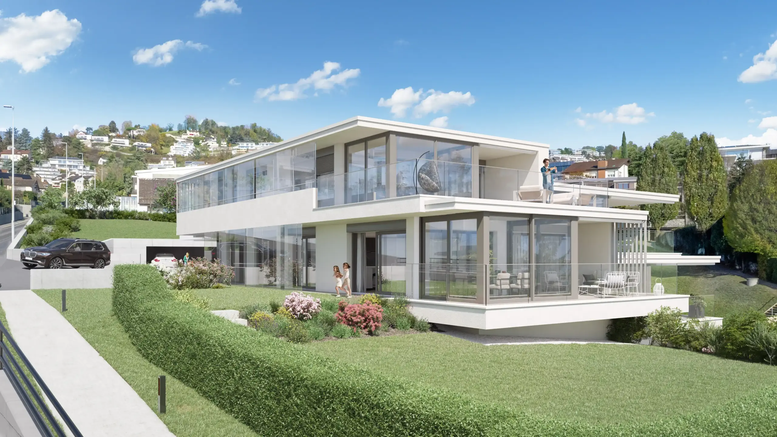 Résidence en PPE à Lutry – façade principale – Norwood