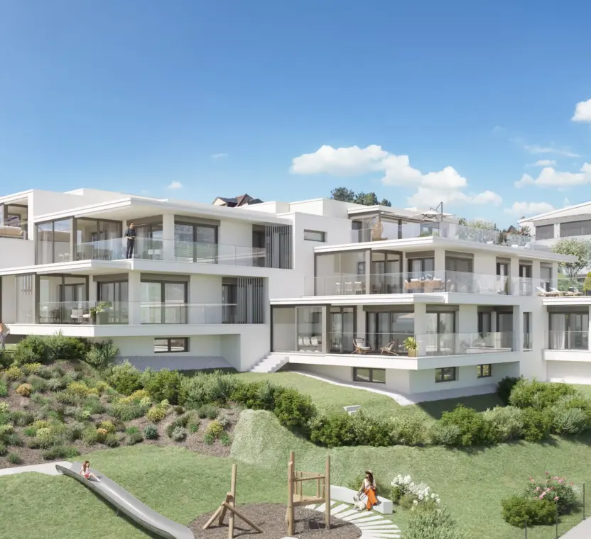 Résidence en PPE à Lutry – façade principale – Norwood