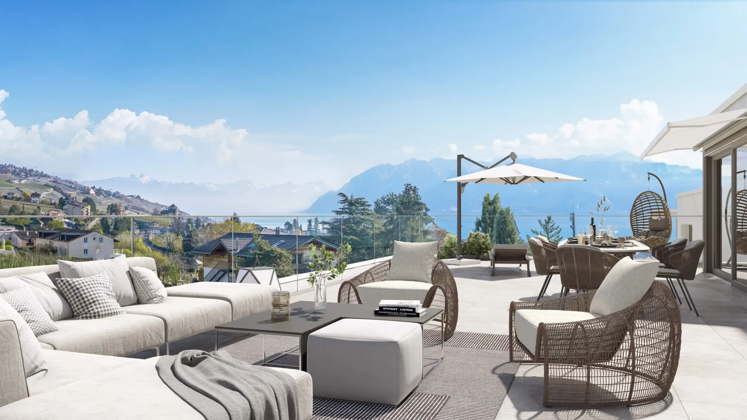 Résidence en PPE à Lutry – façade principale – Norwood