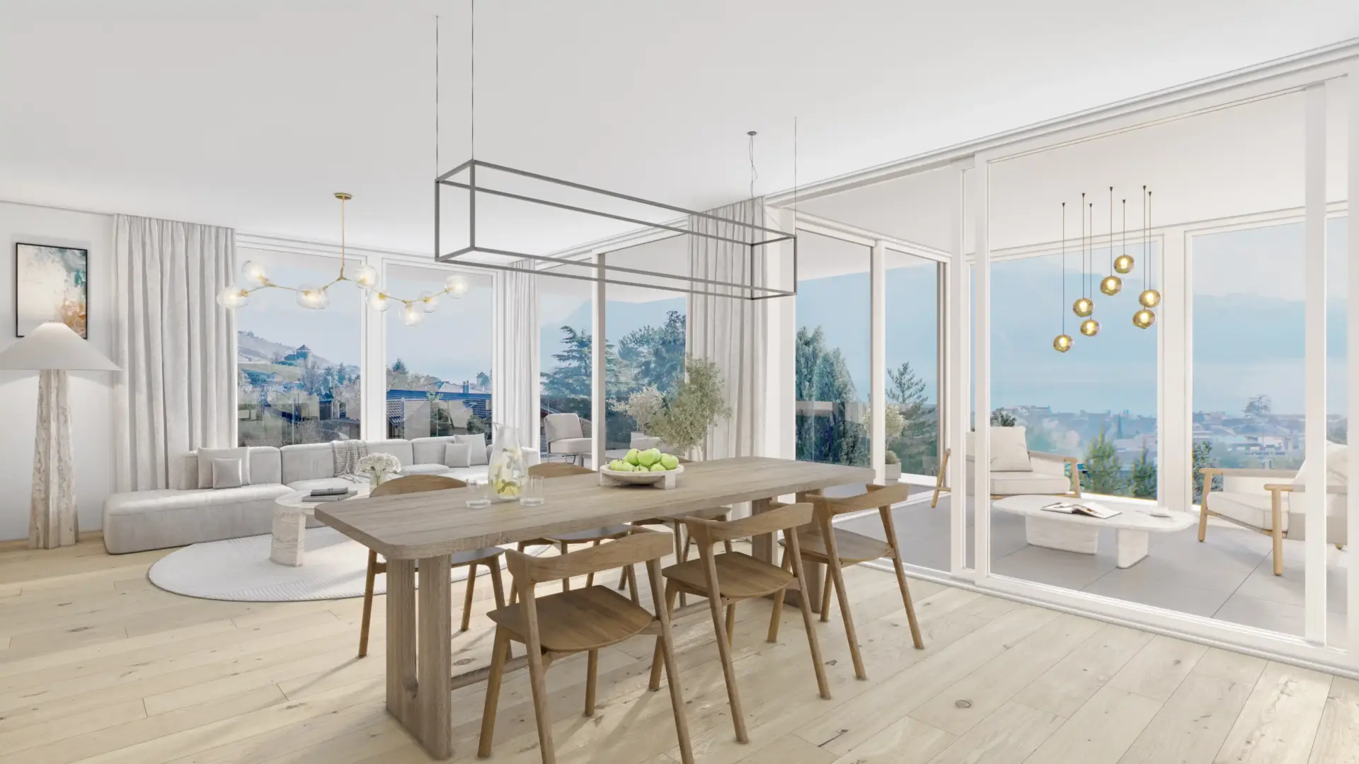 Résidence en PPE à Lutry – espaces intérieurs – Norwood