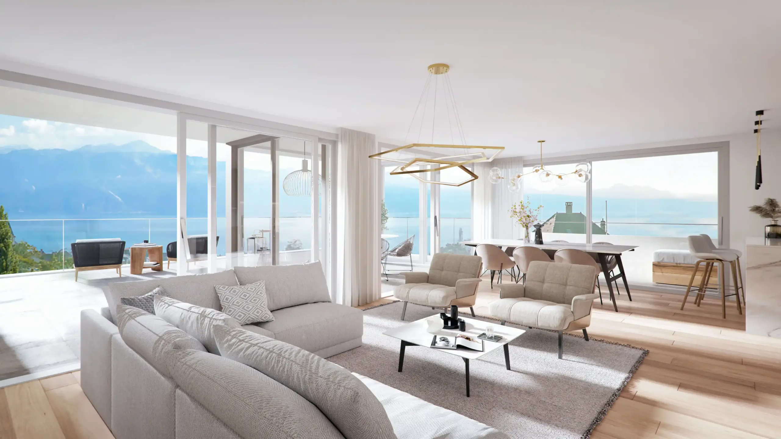 Résidence en PPE à Lutry – espaces intérieurs – Norwood