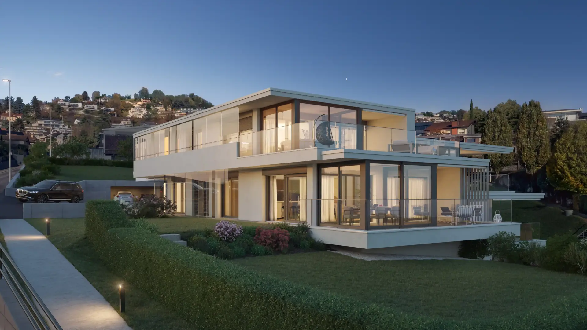 Résidence en PPE à Lutry – façade principale – Norwood