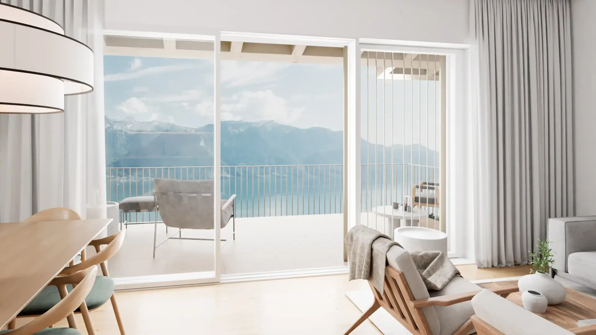 Résidence en PPE à Chardonne – espaces intérieurs – Norwood