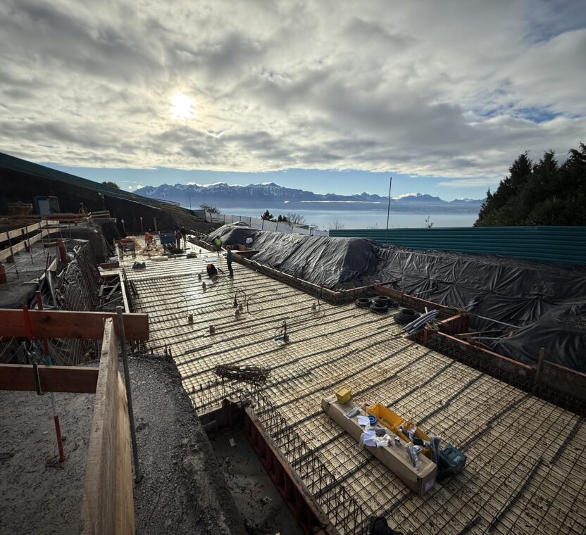 Altolago Lutry : le gros oeuvre s'élance vers le lac