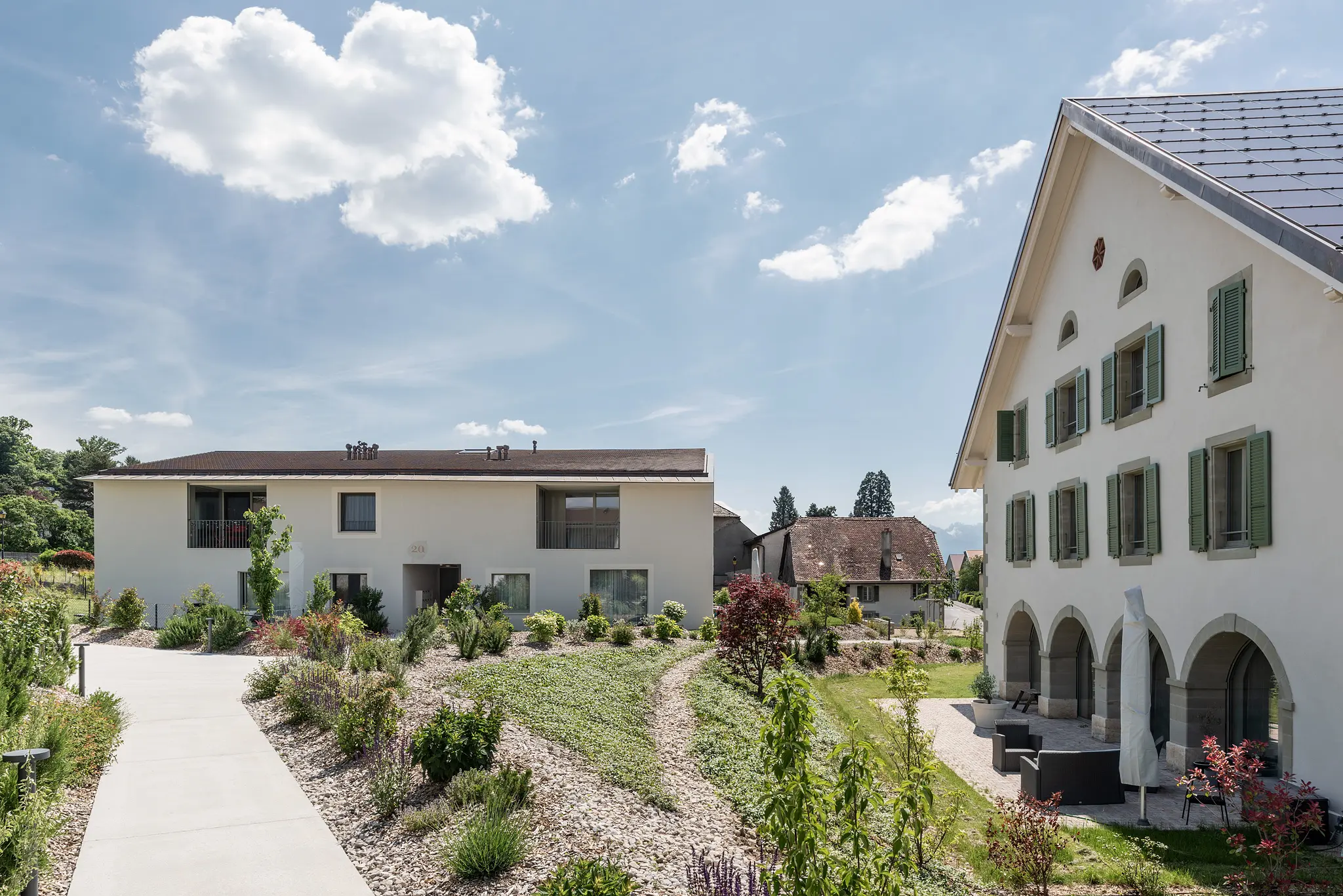 Résidence en PPE à Crissier – façade principale – Norwood