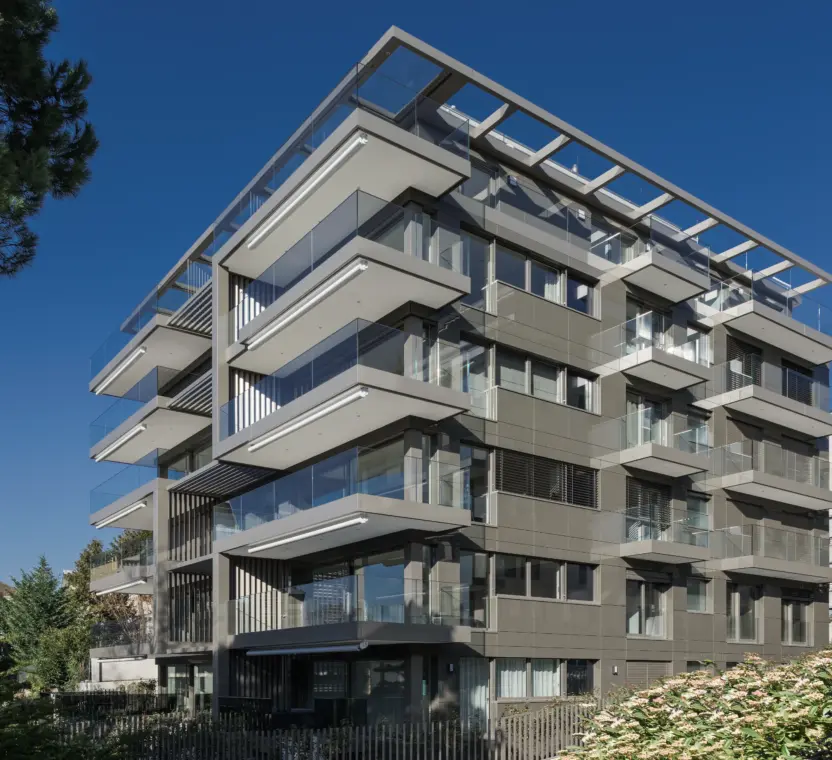 Résidence en PPE à Lausanne – façade principale – Norwood