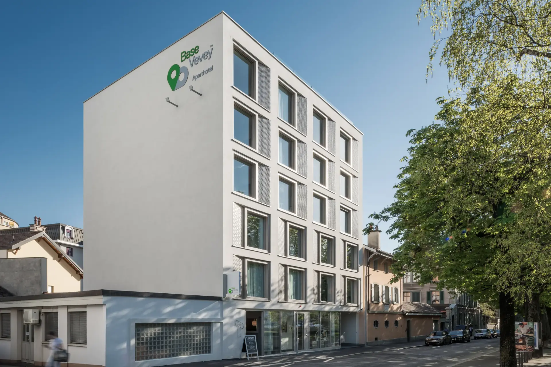 Appart-hôtel à Vevey – façade principale – Norwood