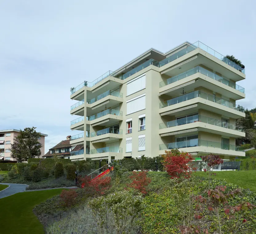 Résidence en PPE à Montreux – façade principale – Norwood