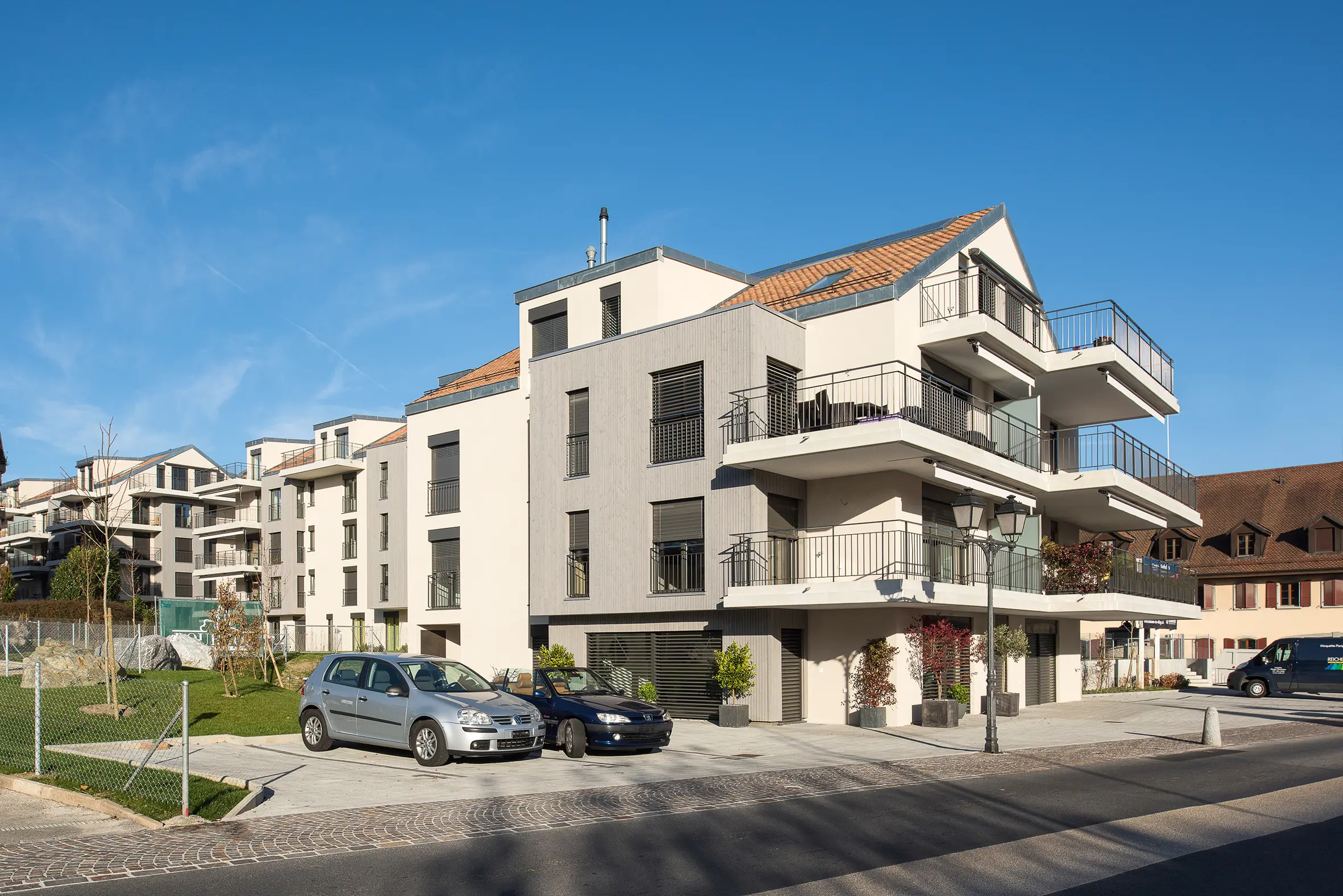 Résidence en PPE à Sulpice – façade principale – Norwood