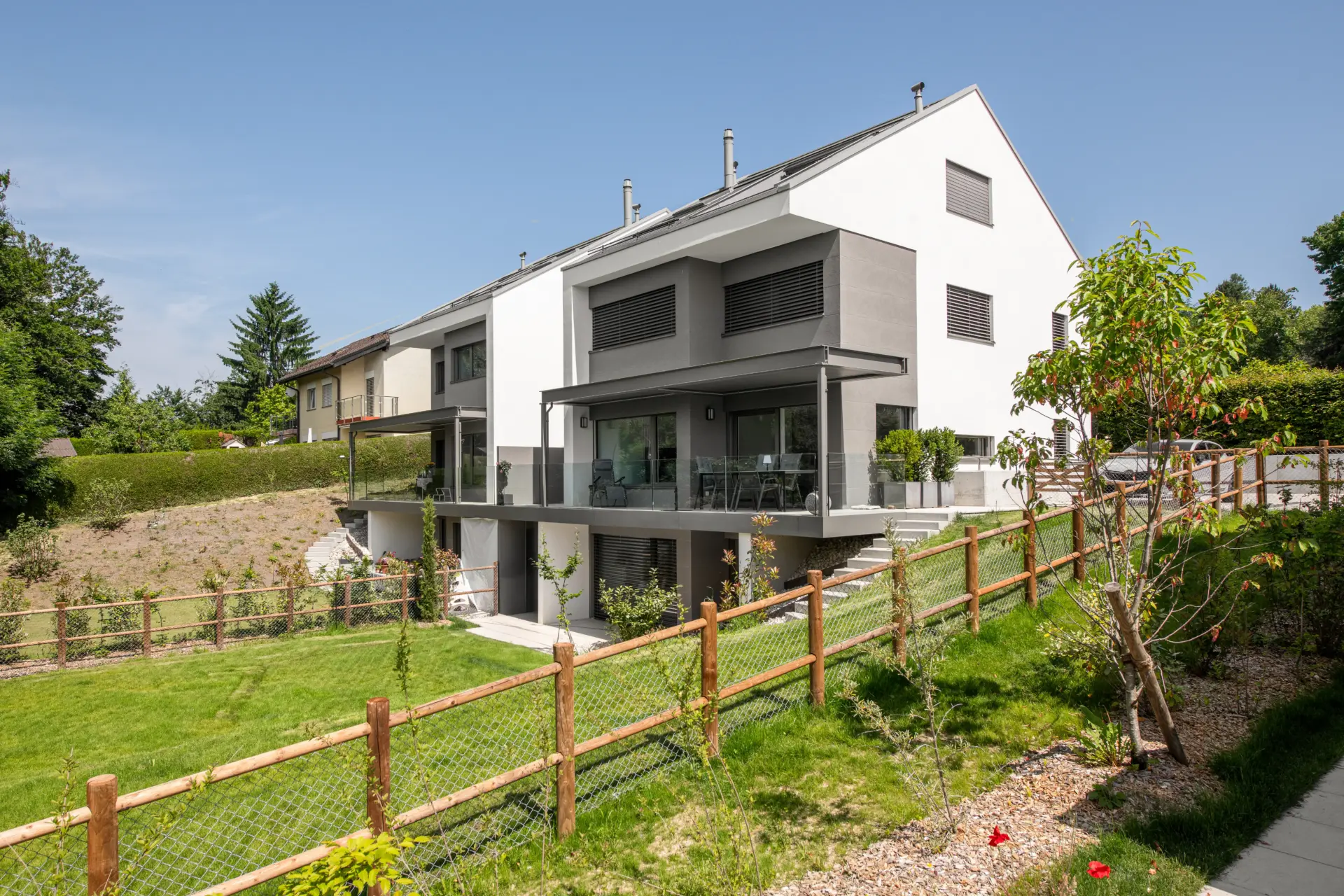 Projet immobilier à Epalinges – façade principale – Norwood