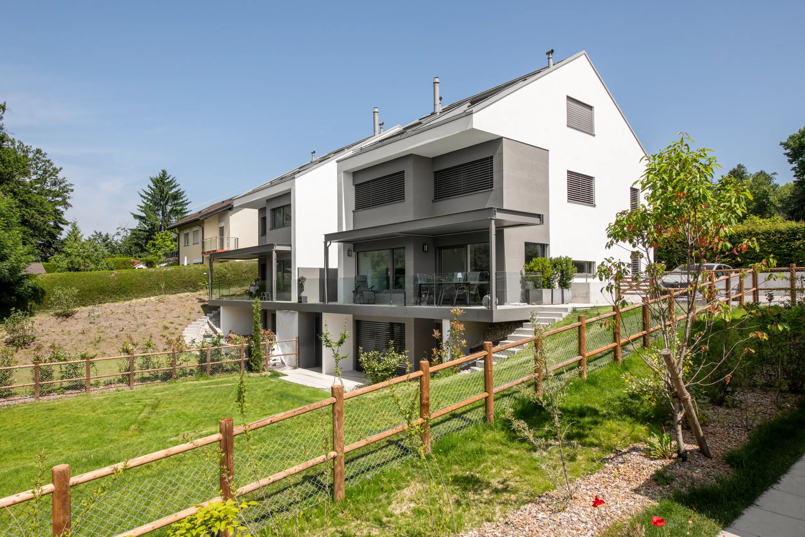 Projet immobilier à Epalinges – façade principale – Norwood