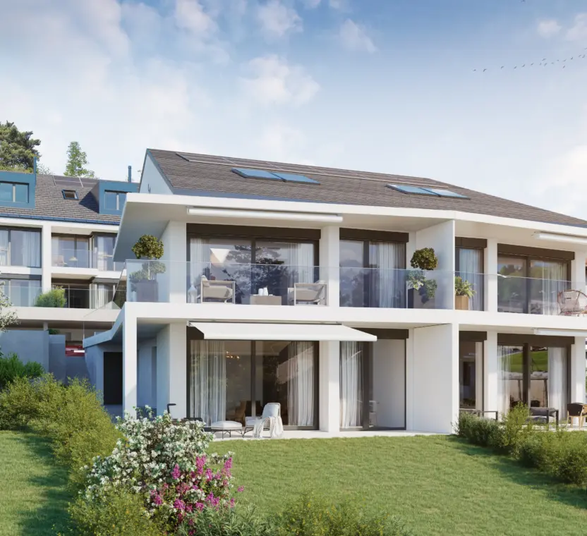 Résidence en PPE à Vevey – façade principale – Norwood