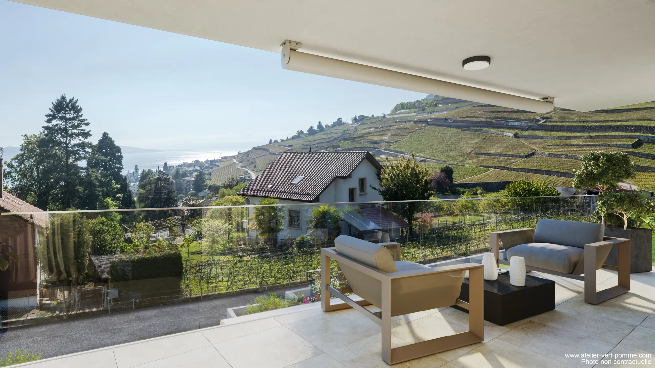 Résidence en PPE à Vevey – façade principale – Norwood