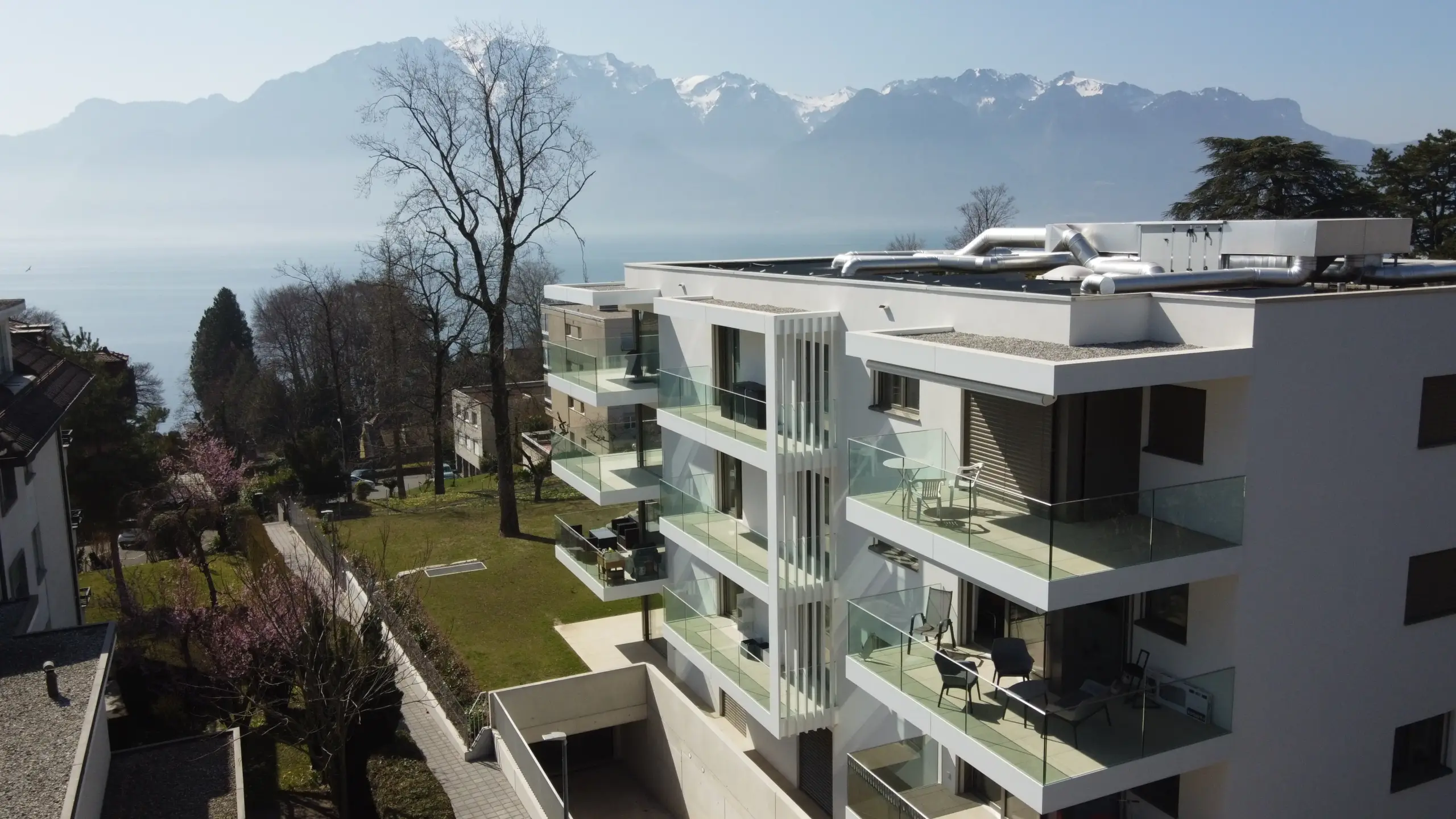 Résidence en PPE à Peilz – façade principale – Norwood